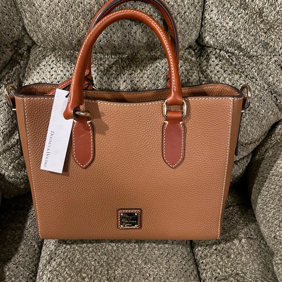 Dooney & Bourke Brown Leather Satchel